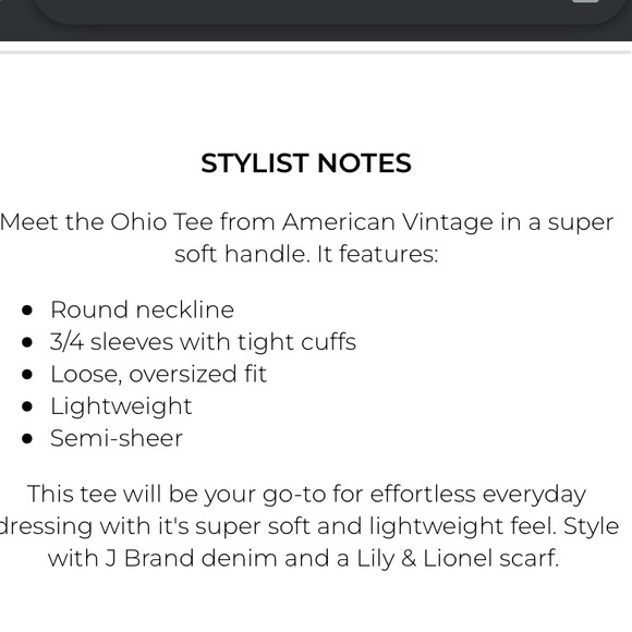 American Vintage Ohio Tee - Picture 6 of 6